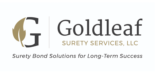 Goldleaf Surety Services, LLC - Surety Bond Solutions for Long-Term Success Logo